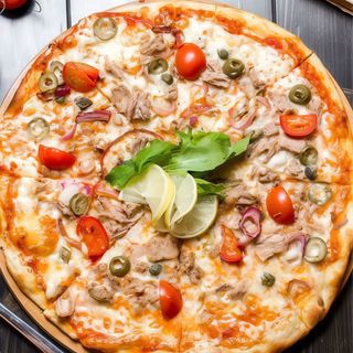 Pizza de atún  (M)