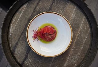 Tatar z polędwicy wołowej