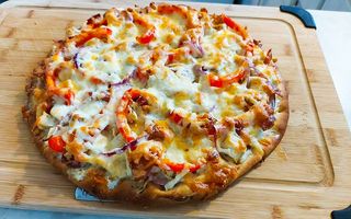 Pizza medium Escalope Fromage