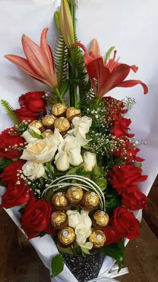 Bouquet Chocolat Vase