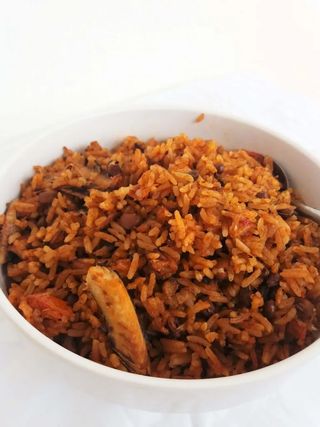 Jollof Rice and Beans