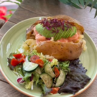 Prawn Avocado Jacket Potato