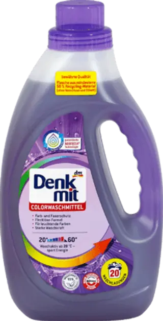 Denkmit tekući deterdžent za šareno rublje 20pr./1,1L (42873)