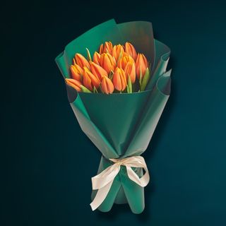 Buchet 15 Lalele Portocalii 