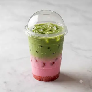 Macha e strawberry