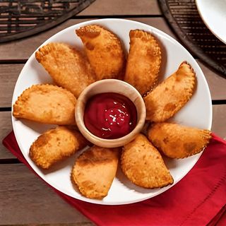 Plat De Grande Pastels Au Soja + Viande