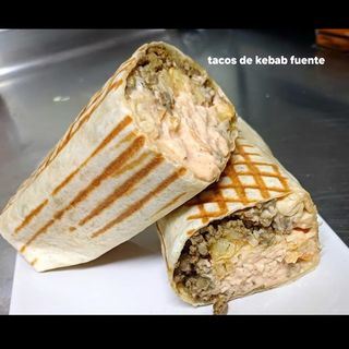 Menú Taco De Carne A La Plancha Con Salsa De La Casa