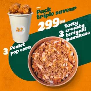 Pack triple saveur