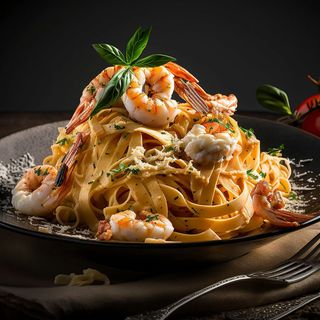 Spaghetti cu creveti