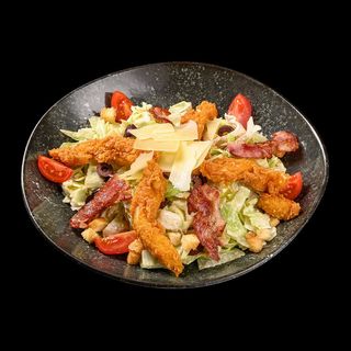 Салата Цезар с пилешко филе (350г)