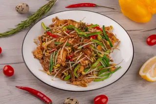 Фунчоза с яйцом и машем  (350 гр.)