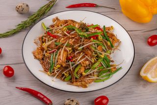 Фунчоза с яйцом и машем  (350 гр.)