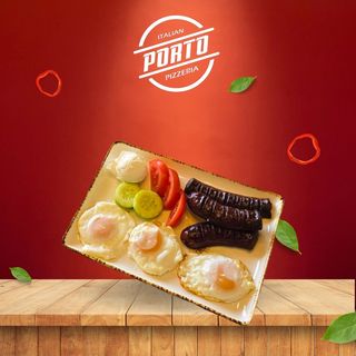 Jaje na oko sa kobasicom