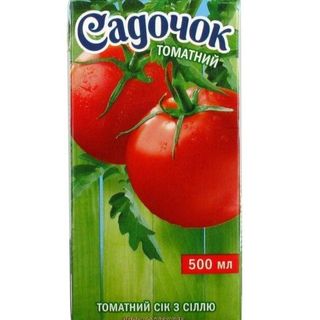 Сік Садочок томатний 0,5 л