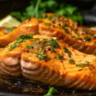 Łosoś norweski z pieca z masłem 200g
