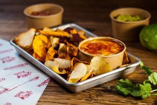 Hummus con Veggie Chips