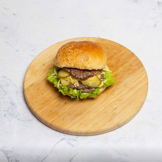 Hamburger s 2 pljeskavice i pancetom