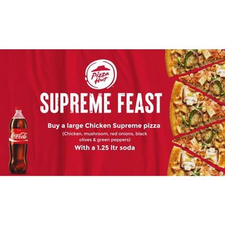 Large Deli  Large pizza + 1.25L drink