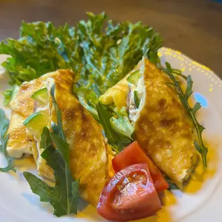 Omelette "Philadelphia"