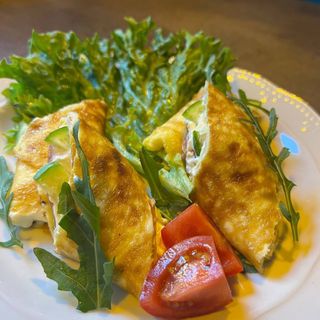 Omelette "Philadelphia"