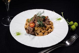 Tagliatelle Funghi Porcini cu muşchi de vită