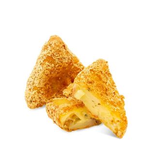 triangolini di patate e speck 