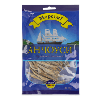 Анчоуси Морські солено-сушені (36г)