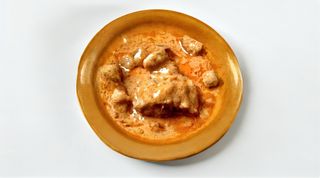 Sauce Arachide Au Riz Blanc Parfumé Avec La Viande De Bœuf