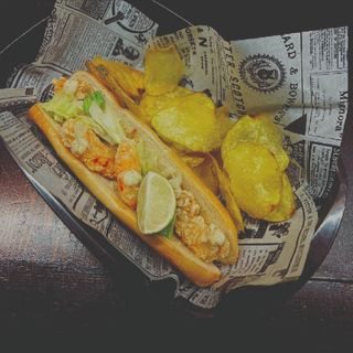 Brioche Con Langostino En Tempura