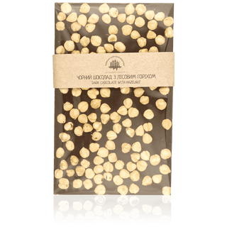 Шоколадні Тафлі Чорні З Лісовим Горіхом (700г)