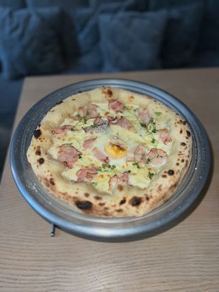 Піца карбонара