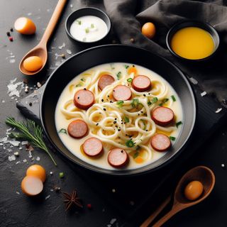 Сирний мисливський суп