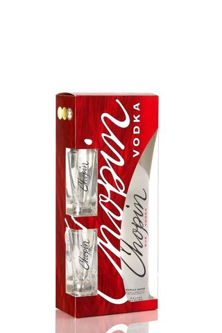 Chopin 0,5l + kieliszki