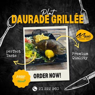 Plat Daurade grillée