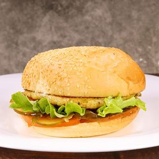 Пилешки Бургер с двойно месо