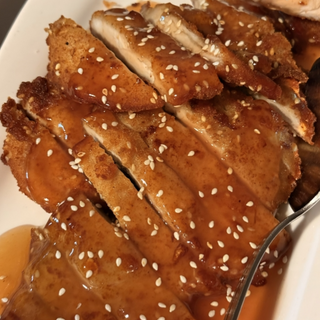 Pollo Frito con Salsa Miel