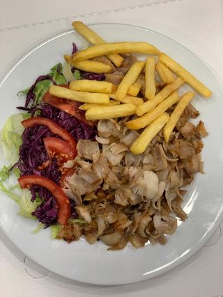 Piatto kebab normale