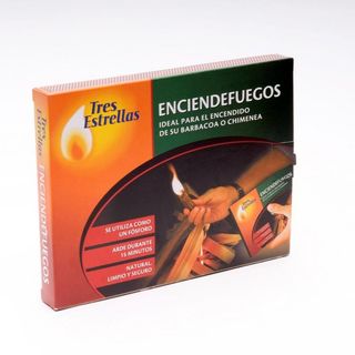 Pastillas enciendefuegos TRES ESTRELLAS - 20 unidades