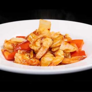 235 Gamberi in salsa piccante