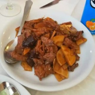 Pollo Con Bambú Y Setas Chinas