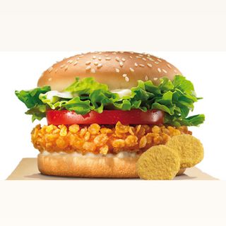 Hamburguesa crispy mexicana