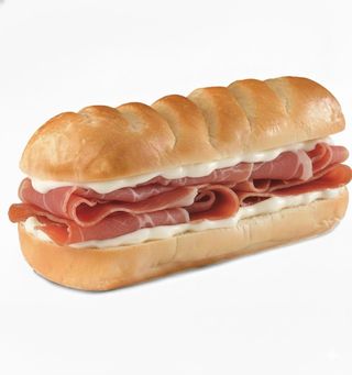 Sandwich crudo e maionese