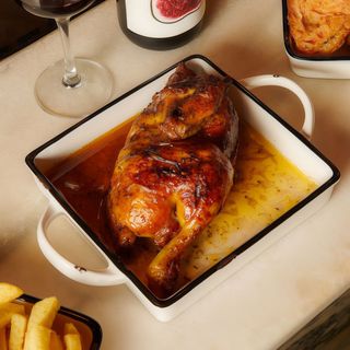 1/2 Pollo a l'ast  **ESPECIALIDAD**