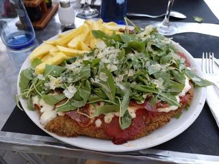 Milanesa Mediterránea
