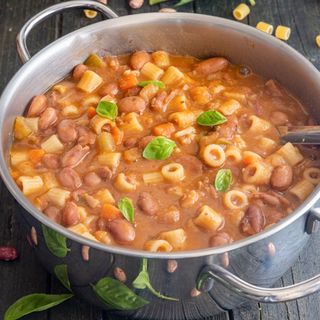 Pasta fresca produzione propria con fagioli