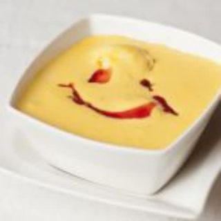 Mango Cream With Vanilla Icecream