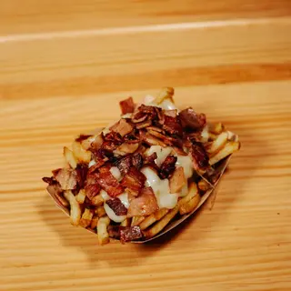Patatas fritas 100% naturales con Bacon Y Queso