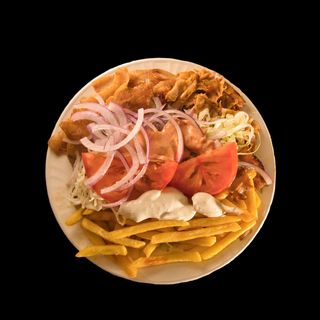 PLATO CON VERDURA  (NORMAL)