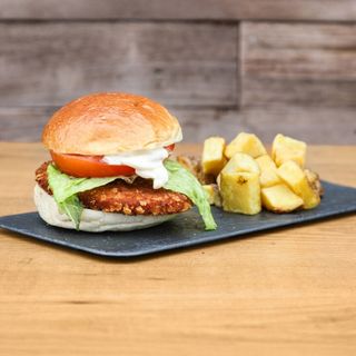 Hamburguesa Crispy Chicken