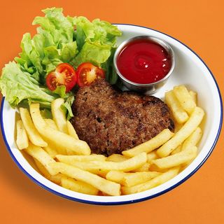 Котлета с фри
